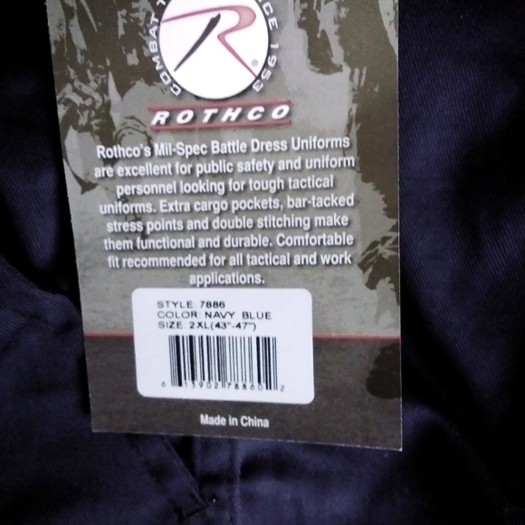 ROTHCO MENS EMT CARGO TACTICAL PANTS.   NWT - Picture 1 of 3